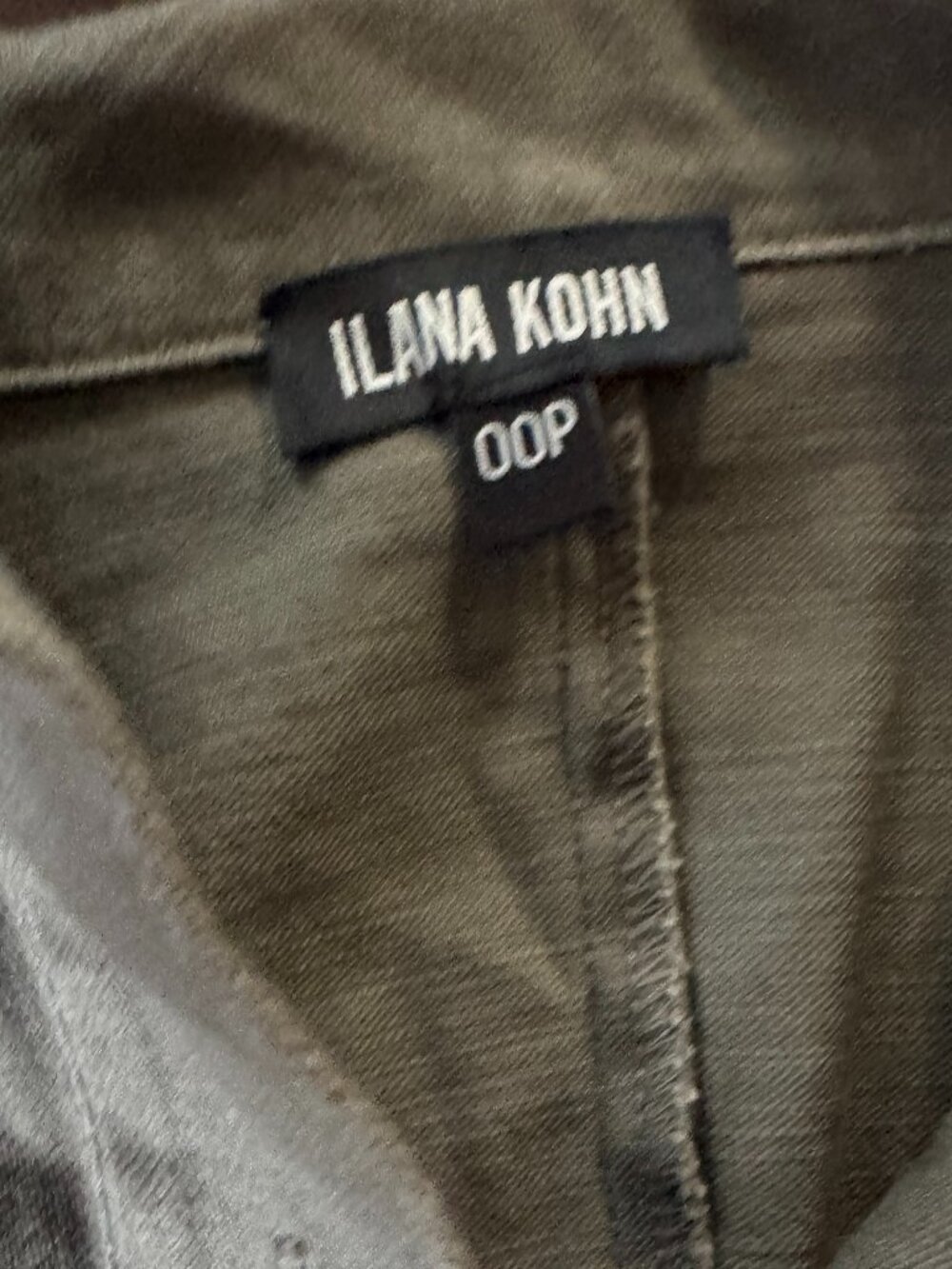 Brand-New Ilana Kohn Olive Jumpsuit 00P - Picture 3 of 3